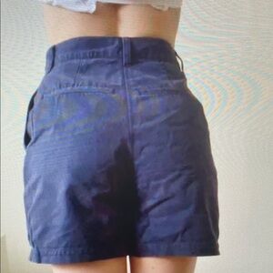 Women's Navy Athletic Shorts